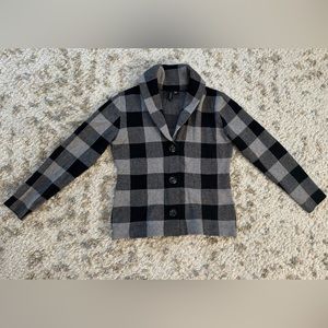 Ethyl Collared Sweater Blazer